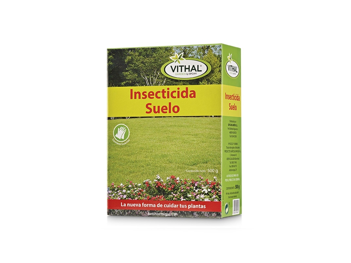 VITHAL GARDEN Inseticida de solo microgranulado 500 gr inclui luvas