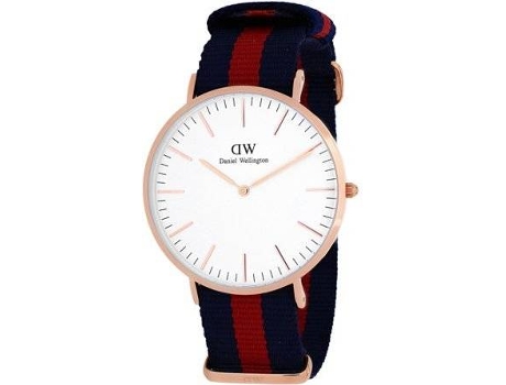 Reloj DANIEL WELLINGTON Mujer (Tejido - Azul y Rojo)
