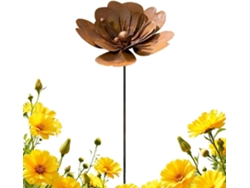 Adorno De Jardín Estético - Vertical De 25,98 X 5,91 Pulgadas, Capa Anticorrosión Con Recubrimiento En Polvo,