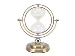 Rebe-reloj De Arena De Metal Bronce 30min Arena Blanca Preciso Moderno Decoración Hogar