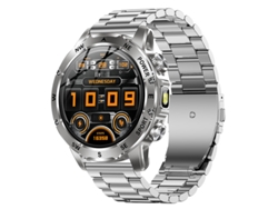 Reloj Inteligente Ak92 Para Hombre, Batería De 800 Mah, Pantalla De 1,53 Pulgadas, Brújula, Ip68 (plateado)