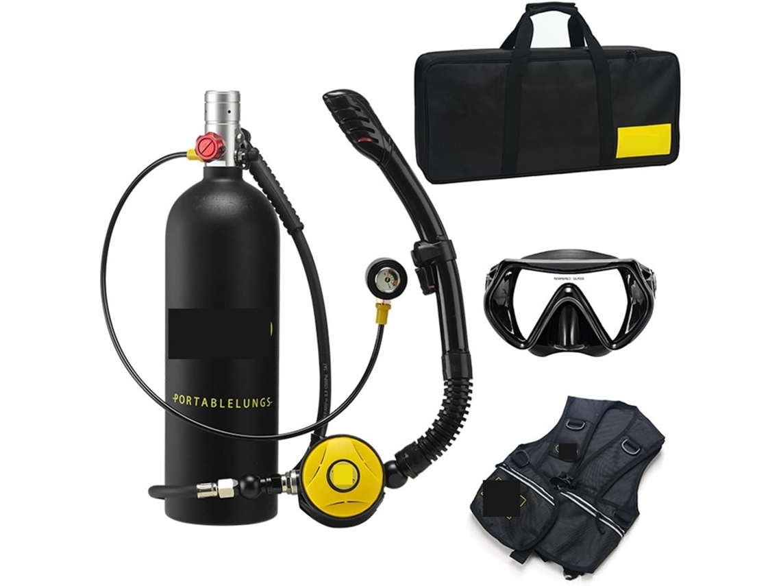 Minibotella De Buceo, Tubo De Respiración, Tanque De Oxígeno Para Buceo Subacuático