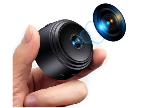 Mini Cámara Espía Inalámbrica Wifi-1080P Hd con Visión Nocturna Detección de Movimientonegro BISBISOUS