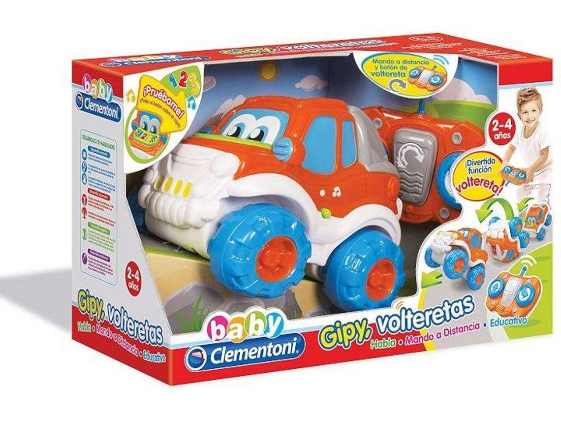 Coche Teledirigido CLEMENTONI Gipy Volteretas (con sonido)