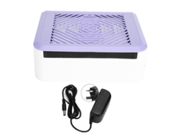 Aspiradora recolectora de pulpos para uñas artísticas, extractor de pulpos, ventilador con filtro, lila