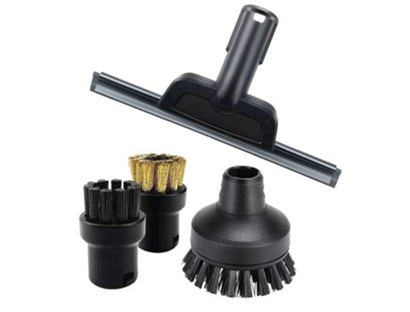 Cepillo redondo con boquilla abatible para Karcher Sc1, Sc2 Sc4,Sc5, limpiador de vapor 2.863-025,0, repuestos de aspiradora, accesorios