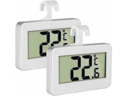 Termômetro Para Geladeira, Pacote Com 2 Unidades, Monitor Digital Lcd Para Geladeira E Freezer.
