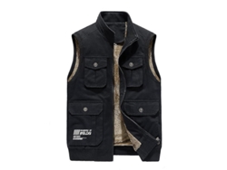 2026-chaleco De Piel Blanda Para Hombre Calient Full-zip Sin Mangas Para Exterior
