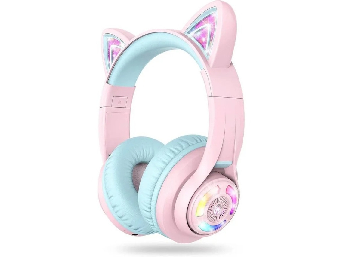 Auriculares On Ear Microauriculares Noise Yizhood Bluetooth Rosa