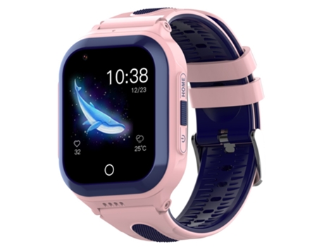 Smartwatch DF70 1.4 '' 4G GPS + WIFI + LBS Reloj de posicionamiento para niños que llama con función SOS, Color: Rosa