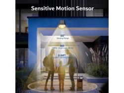 Luz Solar Exterior Con Sensor De Movimiento Ip65 Impermeable 6500k Para Jardín Patio Pack De 2