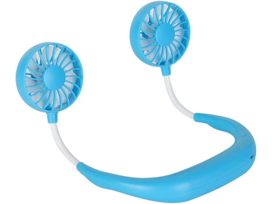 Ventilador Portátil Recargable Por Usb Con Led Ventilador Deportivo Para Colgar Al Cuello Carga Mini