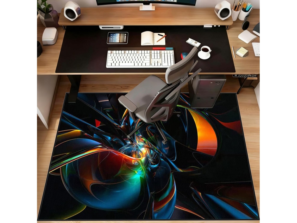 Tapete Protetor Cadeira Gamer 70 X 120 Cm Gamer, Chão Escritório,