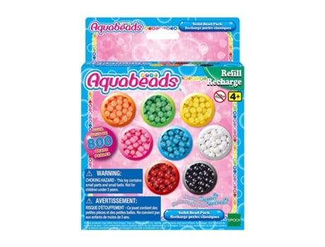 Aquabeads Pack Abalorios Solidos EPOCH (4 años)