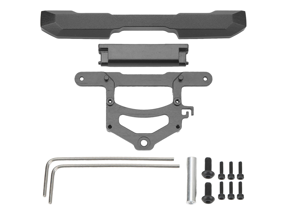 Parachoques trasero metálico Qukaim 1/24 para coche RC, repuestos para Ford Bronco Crawler Axial SCX24 en Ligavayotoy