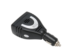 Inversor De Corriente Para Coche De 75 W, De 12 V A 220 V, Con Puerto Usb Y Protección Contra Baja Tensión.