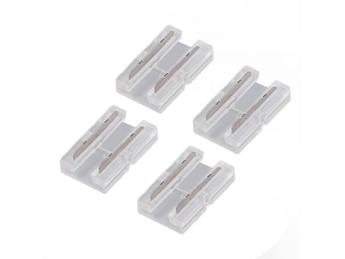 Conector Para Tiras Led Cob Fcob De 8 Mm Sin Soldadura, Cable De 2 Pines, 20 Piezas