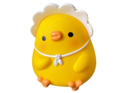 Bonita Hucha Amarilla Con Forma De Pato De Dibujos Animados Para Niños Y Niñas - Fabricada En Vinilo Y Resina Anticaídas.