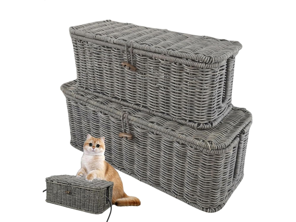 Caja organizadora de cables | 2 cajas para guardar cinta aislante que todo hogar necesita Vayotoy