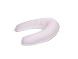 Almohada de maternidad y lactancia, rosa evolutivo, 160 cm, funda extraíble y relleno de fibra, Xaluca