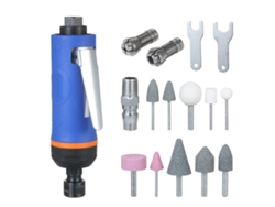 Kit De Lijadora Neumática De Alta Velocidad De 20000-22000 Rpm Con 10 Cabezales (3 Y 6 Mm)