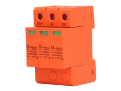 Protector De Sobrecarga Dc 3p 40kv 1000v Dispositivo De Protección Contra Olas De Tensión Pv Con Ventana Visual