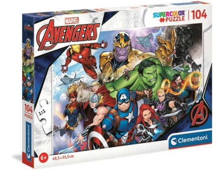 Puzzle CLEMENTONI Avengers (104 Piezas)