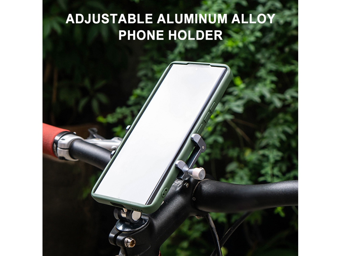 Soporte Ajustable Antivibración Para Teléfono Móvil De Bicicleta, Fabricado En Aleación De Aluminio, Compatible Con Teléfonos De 5 A 10 Cm.