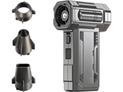 Ventilador Turbo Para Camping, 130.000 Rpm, Luz Led, Usb, Escobillas
