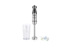 Batidora de Mano ORBEGOZO Inox 1000W 2 Velocidades y Función Turbo