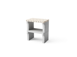 Módulo para Barbacoa MOVELAR New Iberia (Blanco, Gris - 70x47x80cm)