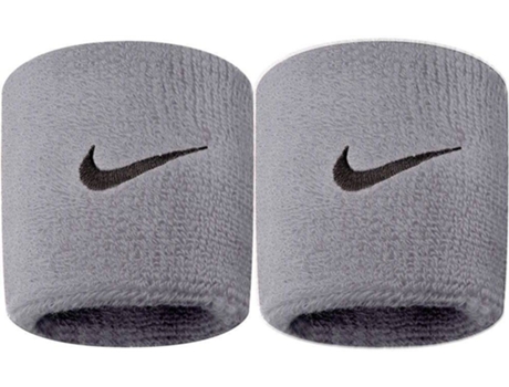 Muñequera Elástica NIKE swoosh (TU - Gris)