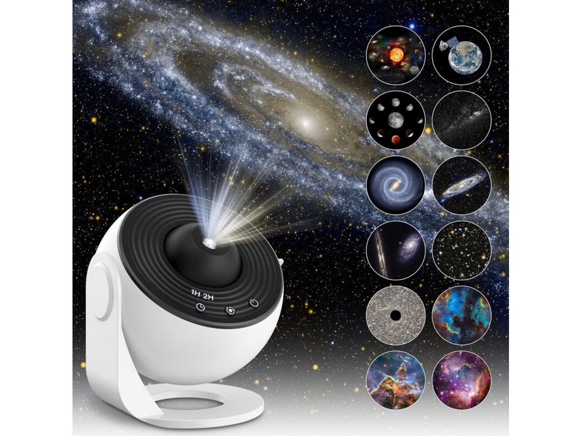 Proyector De Estrellas Para Planetario – 12 Discos De Película Hd – Proyección