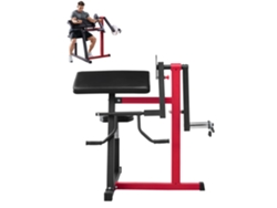 Banco de curl predicador 2 en 1 Succebuy para flexiones, curls de bíceps y extensiones de tríceps