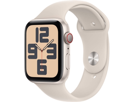 APPLE Watch SE GPS+Cellular 44 mm Blanco Estrella con Correa Deportiva Blanco Estrella (Talla: M/L)