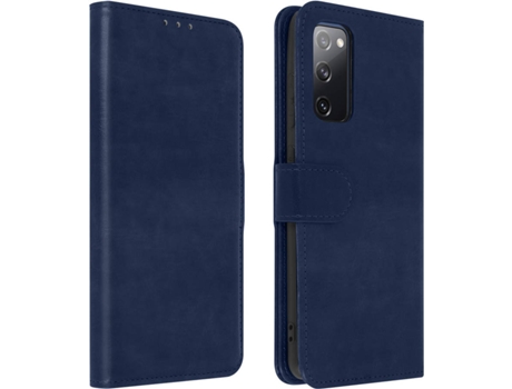 Funda Samsung Galaxy S20 FE AVIZAR Vintage Tarjetero Azul
