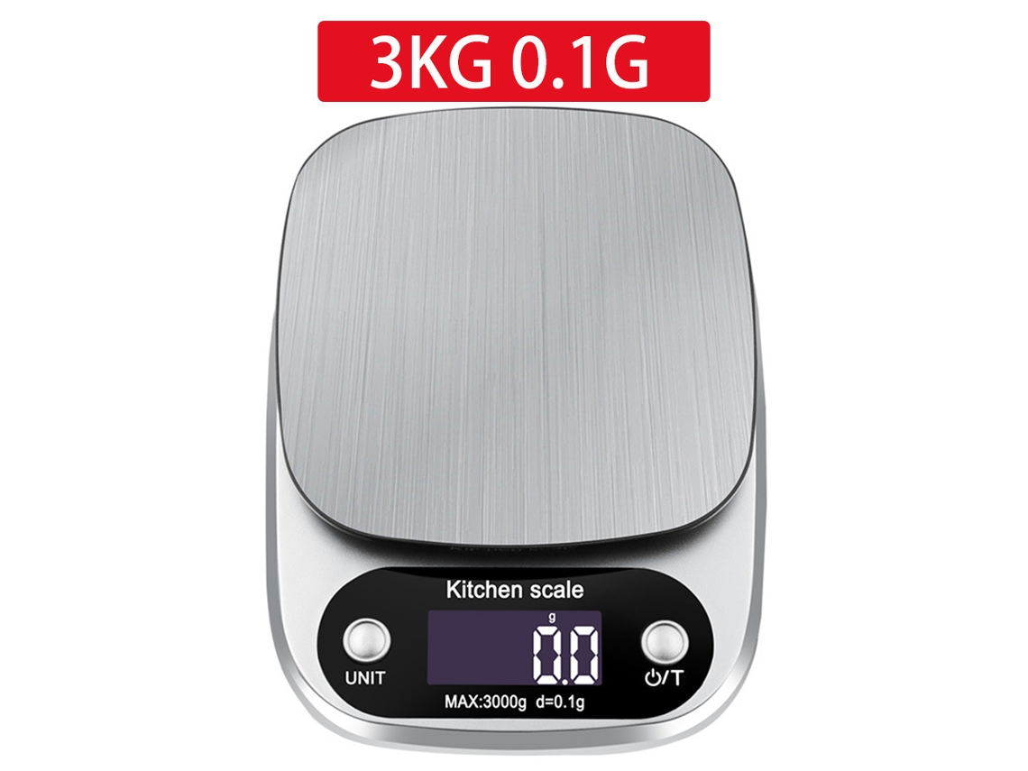 Báscula Electrónica De Cocina Para El Hogar (3 Kg/0,1 G)