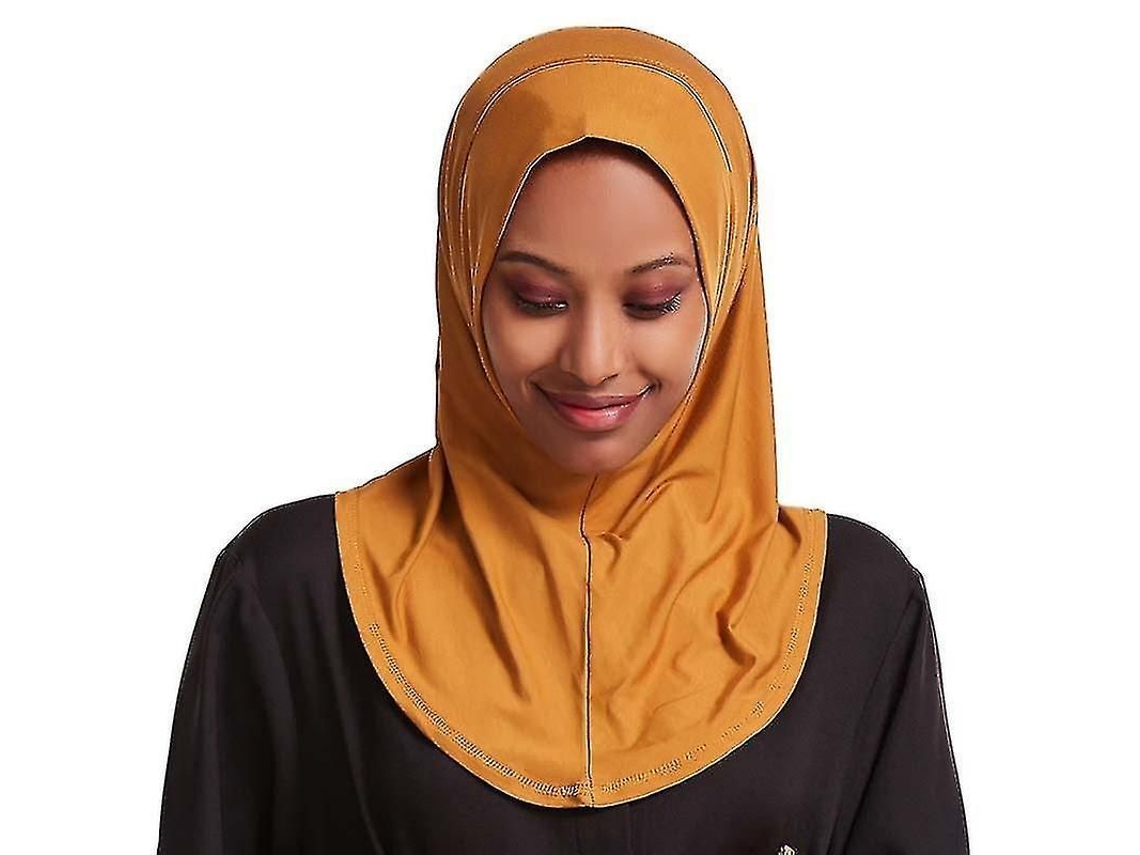 2026-bufanda Hijab Islámica Para Mujeres Amira De Modal Con Cubierta De Cabeza Y Cuello Talla Única Ajustable