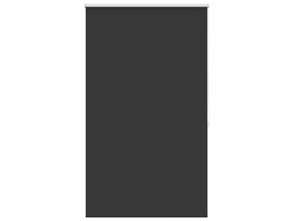 Maison Exclusive - Estor Enrollable Opaco 124,4x175 Cm, Tela, Ancho 120 Cm, Negro