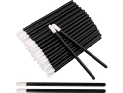 100 Pinceles Desechables Para Labios, Pinceles De Maquillaje De Microfibra, Seguros Y Portátiles.