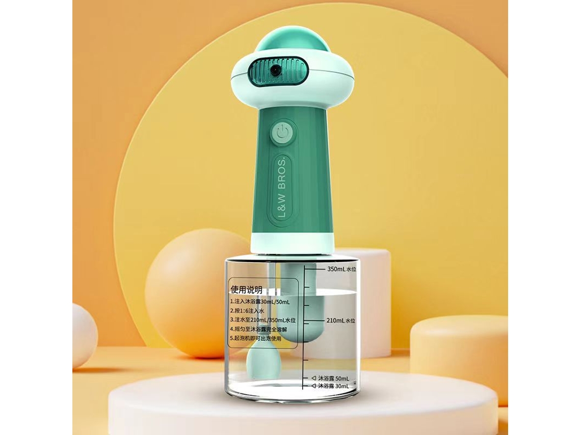Dispensador De Jabón (verde Ovni), Máquina Eléctrica Para Hacer Espuma Para Baño, Accesorios De Baño