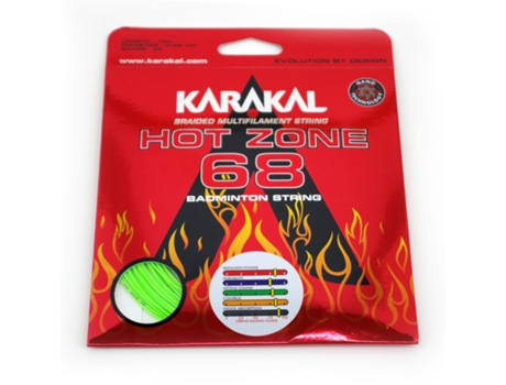 Cuerdas de bádminton KARAKAL Hot Zone 68
