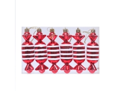 Adornos navideños, colgantes pequeños, opciones de regalo de Navidad, 15 caramelos Yunzii (6 unidades por paquete)