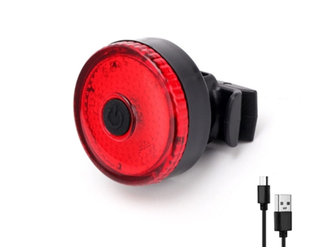 Luces para bicicleta, luces traseras LED para bicicleta, recargables por USB, luz trasera para bicicleta superbrillante, 3 modos de iluminación, lu...