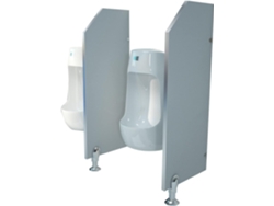 Separador De Urinario De Pvc Impermeable Para Montaje En Pared Para Hombres - Extensión Duradera