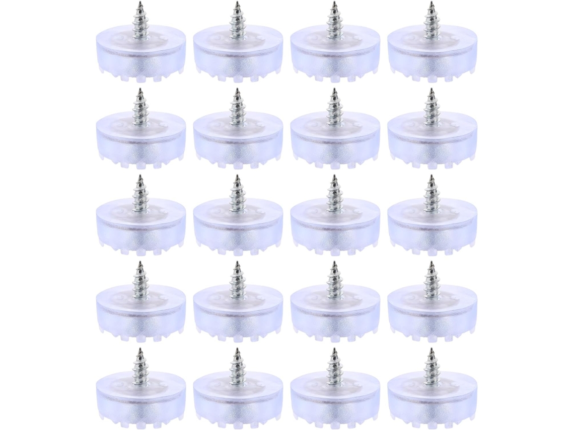 Patas Muebles Antideslizantes Atornilladas Goma 20 Piezas