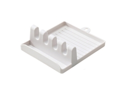 Soporte Multifuncional Para Utensilios, Cucharas, Espátulas Y Tapas De Ollas - Blanco