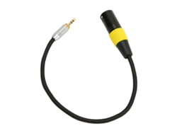 Cabo 3.5mm Macho Para Xlr 3 Pinos Com Placagem De Ouro Sem Ruído Para Microfone Mixer Câmera Profissional