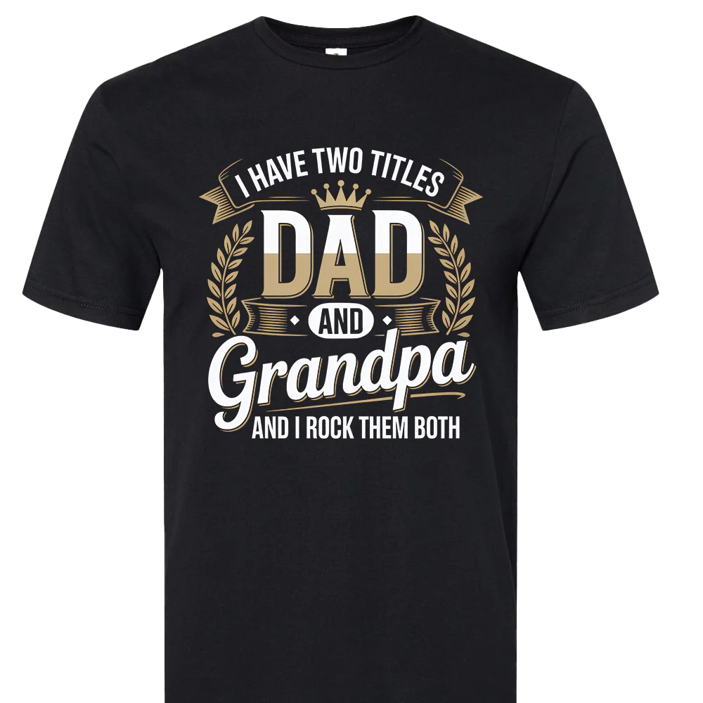 Dad And Grandpa T-shirt Unisex Rockinstone Size:xxl