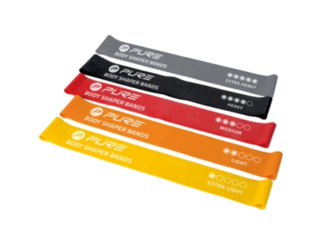 Juego de 5 bandas de resistencia Pure2Improve body shaper